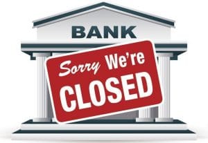 banks close