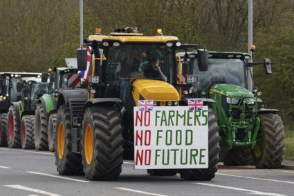 first the Dutch farmers now the British farmers