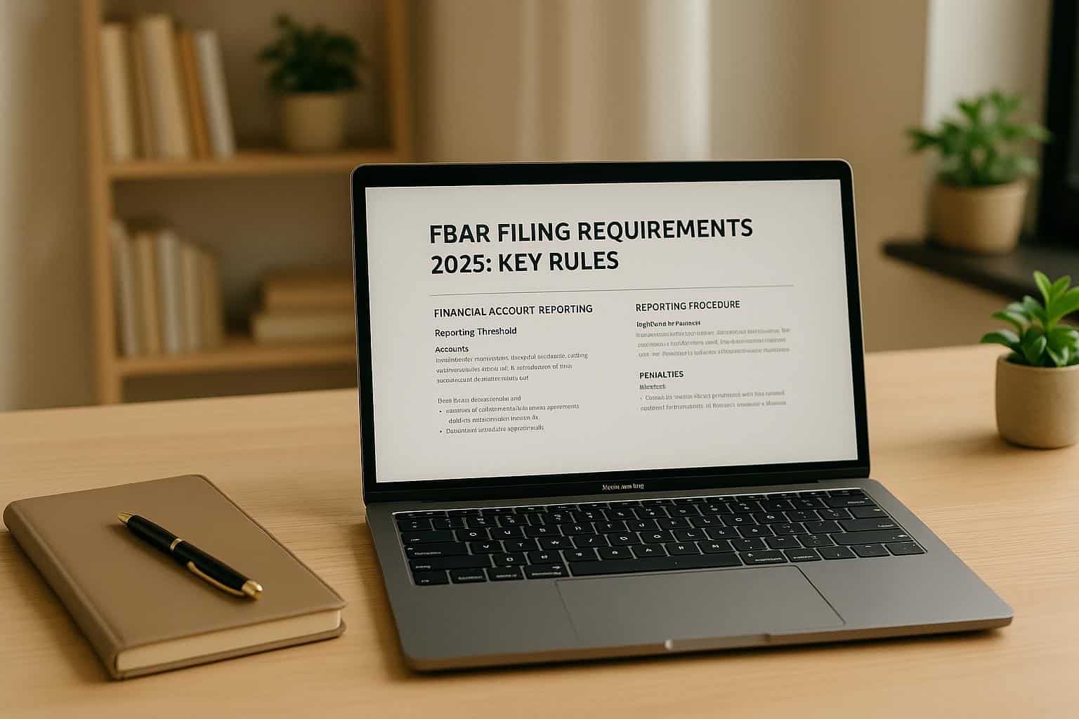 FBAR Filing Requirements 2025: Key Rules