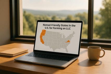 Nomad-Friendly States in the U.S. for Forming an LLC