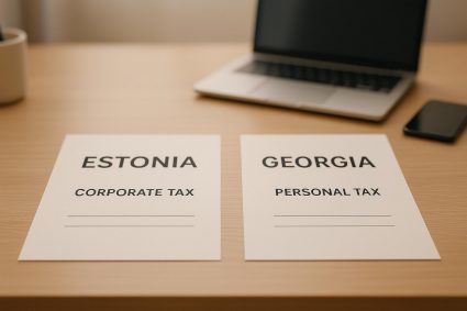 Estonia vs Georgia for Online Business Owners: Corporate vs Personal Tax