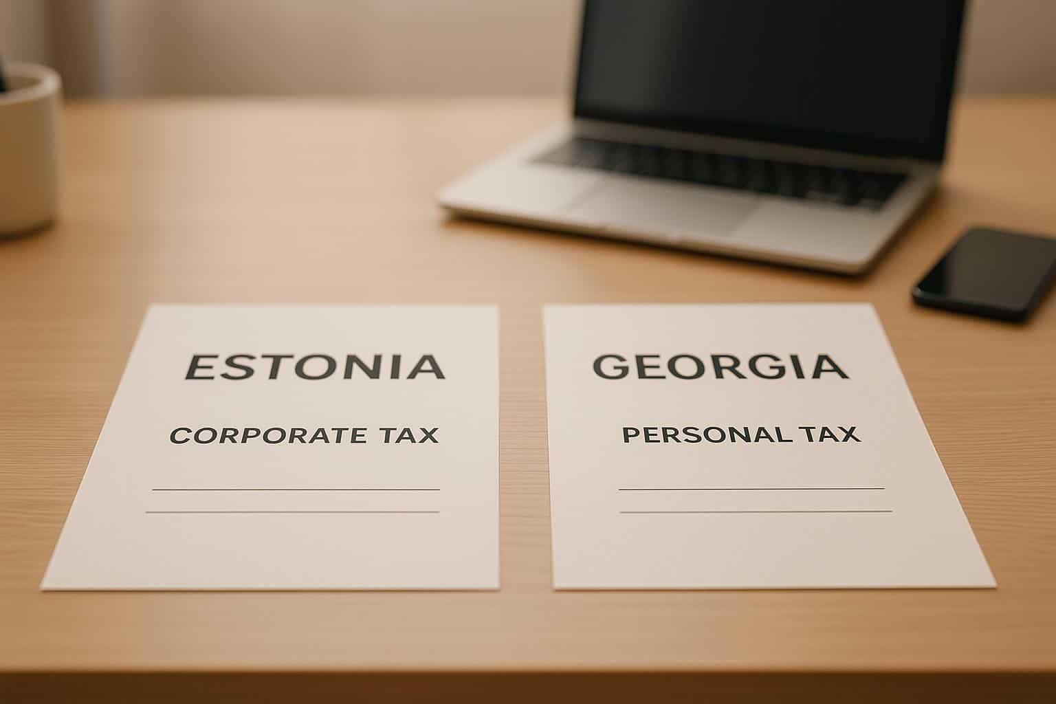 Estonia vs Georgia for Online Business Owners: Corporate vs Personal Tax