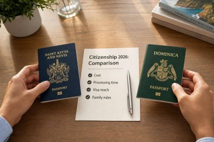 St Kitts and Nevis vs Dominica citizenship: which is better in 2026?