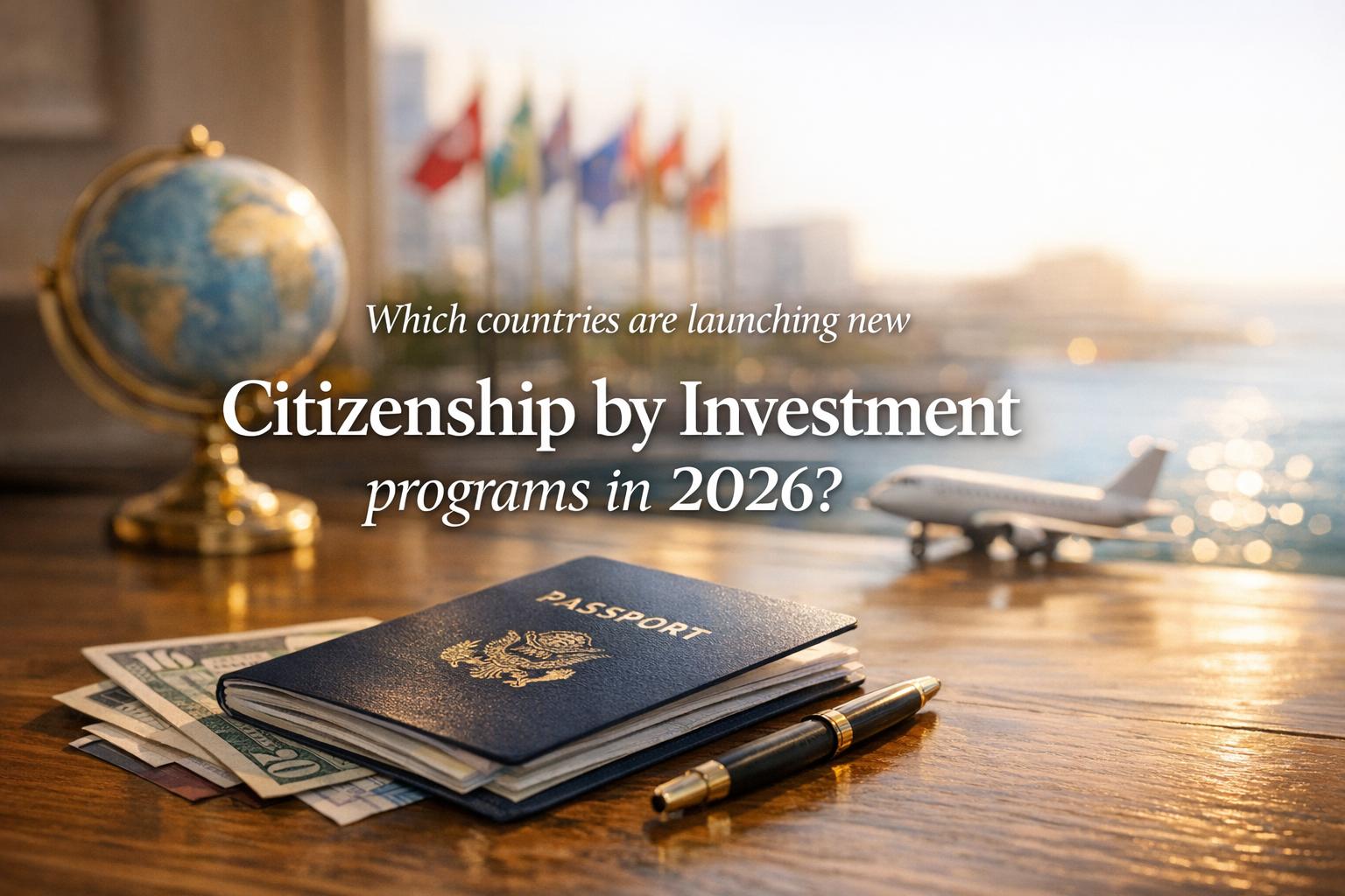 Which countries are launching new citizenship by investment programs in 2026?