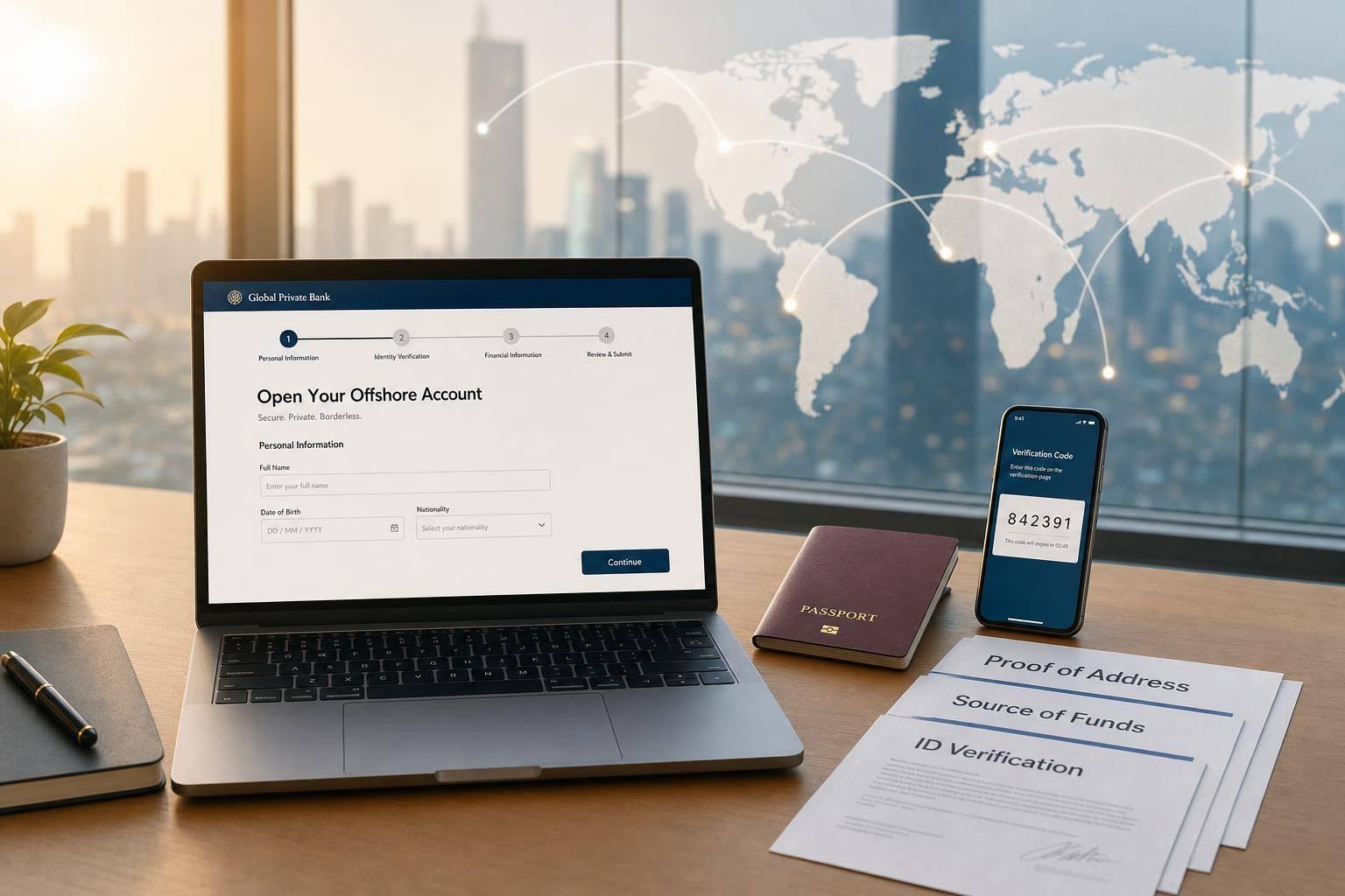 How to open an offshore bank account remotely (without flying there)