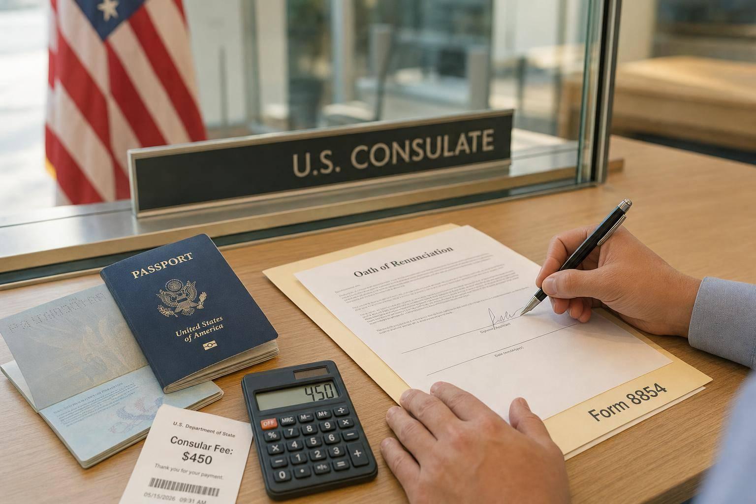 How to renounce US citizenship in 2026: cost, steps, and taxes