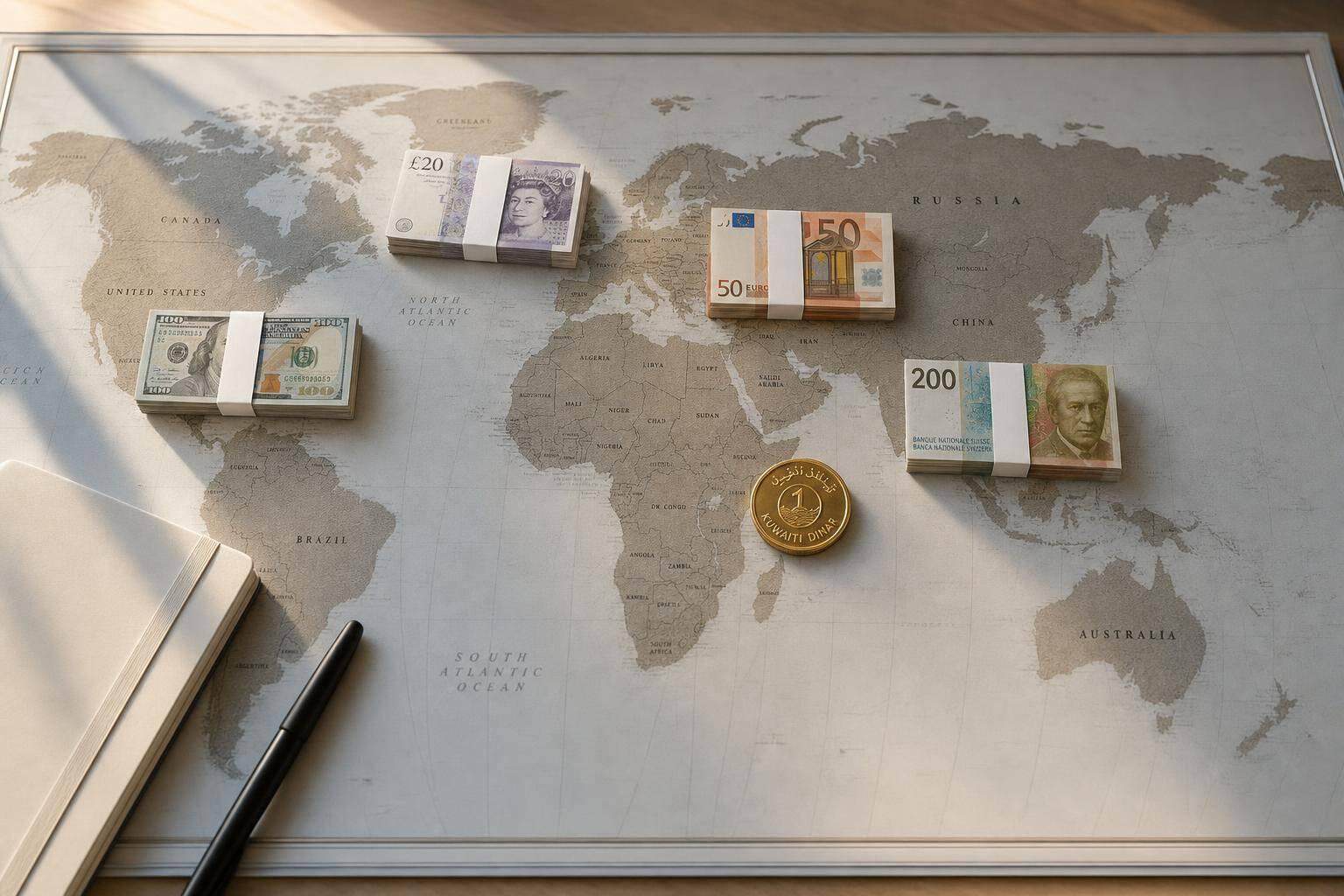Which countries have the strongest currencies in 2026?