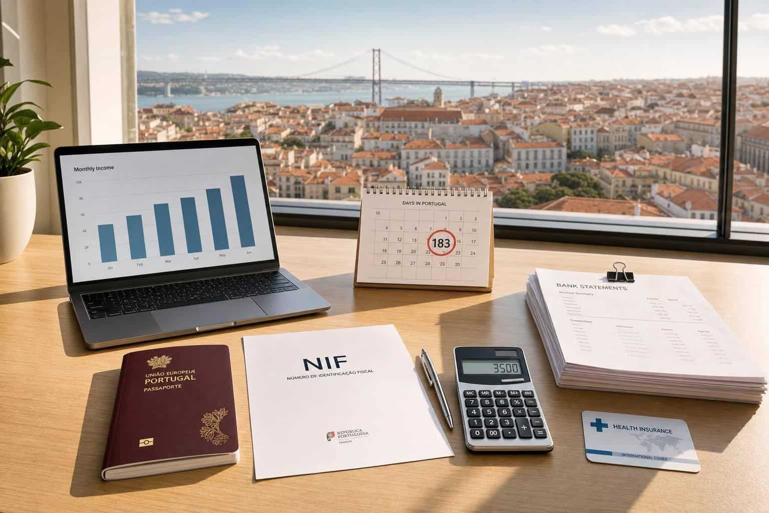 Portugal digital nomad visa (D8): requirements and taxes in 2026